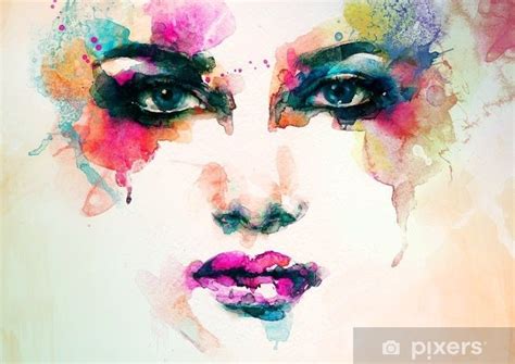 Watercolor Portraits, Abstract Watercolor, Watercolor Illustration ...