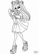 Monster High Clawdeen Coloring Page  Free Printable Coloring Pages sketch template