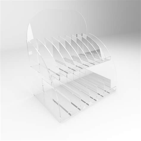 Tabletop stand in acrylic for vape and e-cigs – Displayfabriken