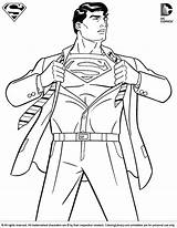 Superman Coloring Picture sketch template