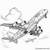 A380 Airplane Coloring Pages  Free & Printable sketch template