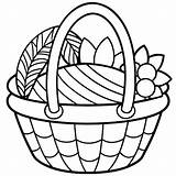 Premium Vector  Cute Basket Coloring Page Delightful Designs For Kids sketch template