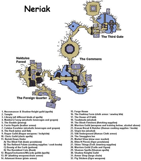 EQ Neriak (Third Gate, Commons, Foreign Quarter) maps