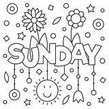 Happy Sunday  Coloring Pages Inspirational School sketch template