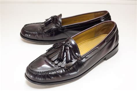 Cole Haan 12 Brown Tassel Kiltie Loafers Men's Dress Shoes - Dress/Formal