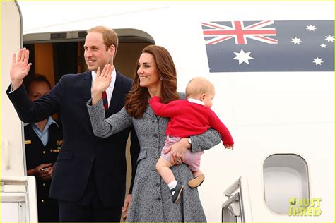 Kate Middleton, Prince William, & Prince George Say Goodbye to ...