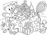 Toys Coloring Page sketch template