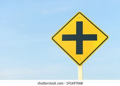 Traffic Signstraffis Signs Beware Intersections Stock Photo 1309143673 | Shutterstock