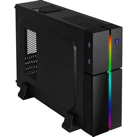 Aerocool Mini Micro ATX Compact Computer Case - Black | Falcon Computers