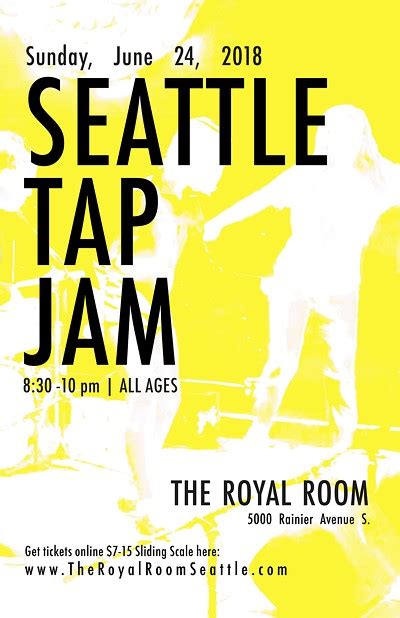 Seattle Tap Jam Tickets | Royal Room | Seattle, WA | Sun, Jun 24, 2018 ...