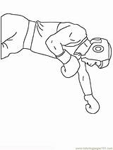 Coloring Pages Boxer Sports > Boxing  Free Printable coloring Page sketch template