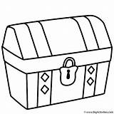 Pirate Treasure Chest Coloring Page Sketch sketch template