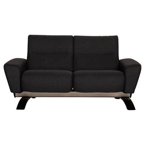 BoConcept Madison Designer Fabric Gray Feature Sofa Bed Two-Seat Couch ...