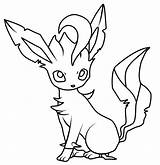 Leafeon Coloring Pages  Free Printable For Kids sketch template
