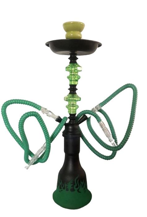 Hubbly bubbly Hookah Shisha Traditional huka Style 2 Pipes - Green | Shop Today. Get it Tomorrow ...