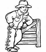 Free Printable Cowboy Coloring Pages For Kids sketch template