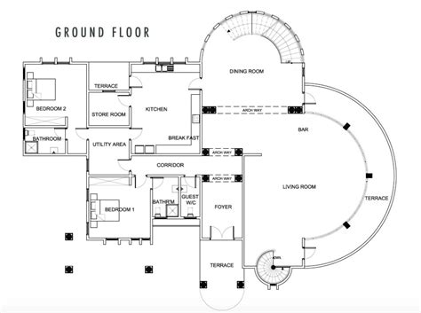 10 Bedrooms House Plan with 10 Bathrooms and 3 Car Garage