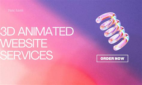 Do custom interactive 3d animated website spline animation framer website by Dunehasm | Fiverr