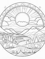 55000  Horizon Coloring Page Pictures sketch template