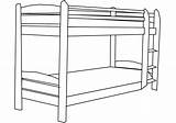 Bunk Bed coloring Page  ColouringPages sketch template