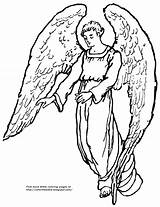 Guardian Angel Prayer Coloring Sheet Sketch Page sketch template