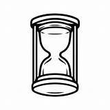 Old hourglass Isolated Drawing coloring line Art Style Sketch Classic  sketch template