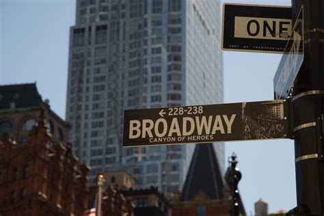 Street Sign Of Broadway Free Stock Photo - Public Domain Pictures