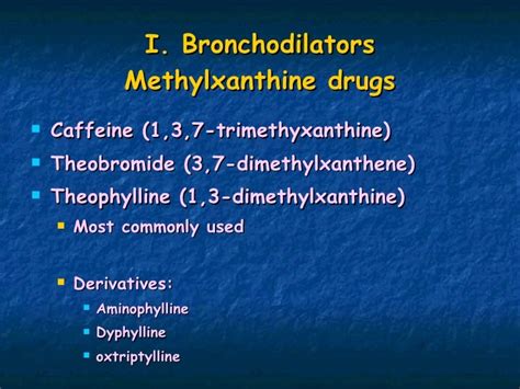 Respiratory Drugs