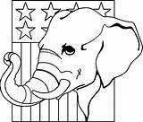 Democratic Donkey Coloring Page sketch template