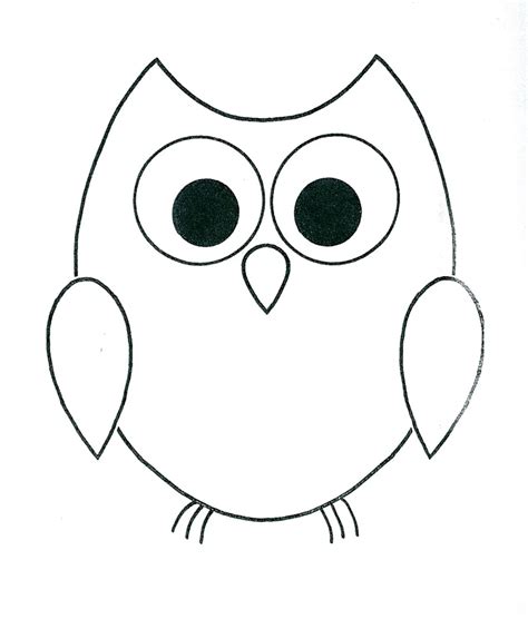 Cute Easy Owl Drawings | Hot Trending Now, 2020 | Boyama sayfaları, Desenler, Aplike