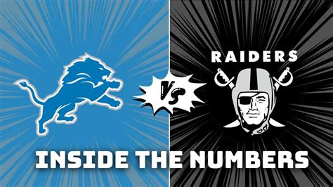 Detroit Lions vs. Las Vegas Raiders: Inside the Numbers - Detroit ...