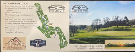 Scorecard - Lake City Golf Club