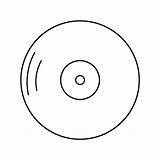 Record Coloring Page sketch template