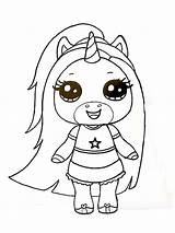 Poopsie Slime Surprise Unicorn coloring Pages sketch template