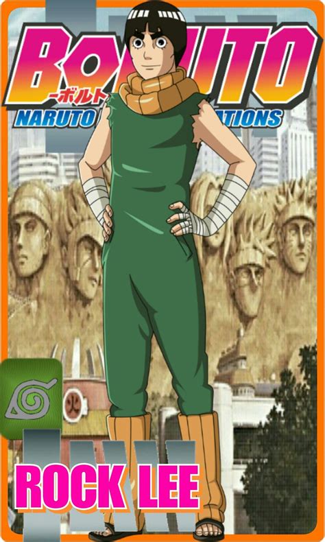 Rock Lee. Boruto | Naruto, Anime naruto, Naruto shippuden