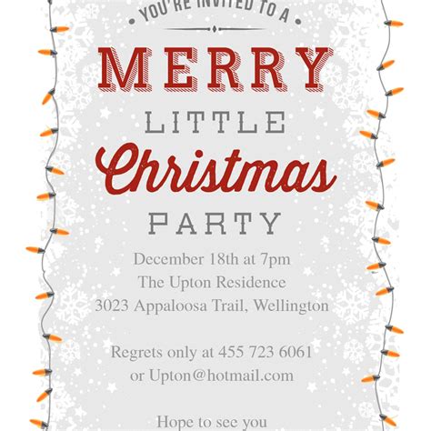 10 Free Christmas Party Invitations That You Can Print