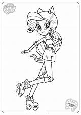 My Little Pony Coloring Pages Equestria Girls sketch template