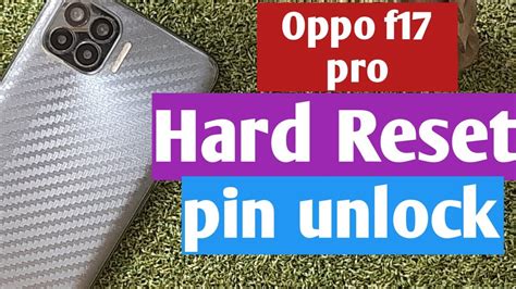 Oppo f17 pro Hard Reset / pin unlock/ pattern unlock / 2023 - YouTube
