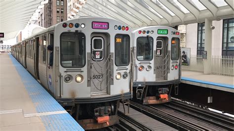 CTA HD 60fps: Chicago "L" Trains on The Loop [All Stations] February 2019 - YouTube