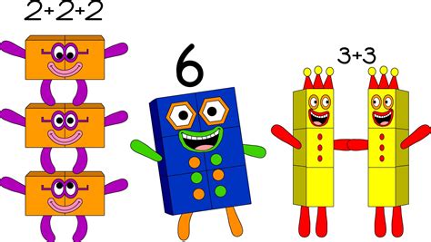 Numberblocks on Twitter: "From @GabeSotillo: Six is made up of three ...