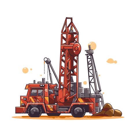 Cartoon Drilling Rig PNG, Vector, PSD, and Clipart With Transparent ...