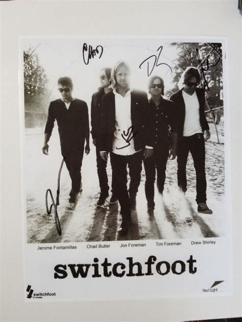 Switchfoot Band signed 8x10 Photo RP | Switchfoot, Switchfoot lyrics ...