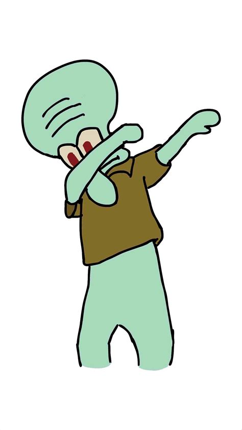 🔥 Free download squidward dabbing animals meme draw dab wallpaper ...