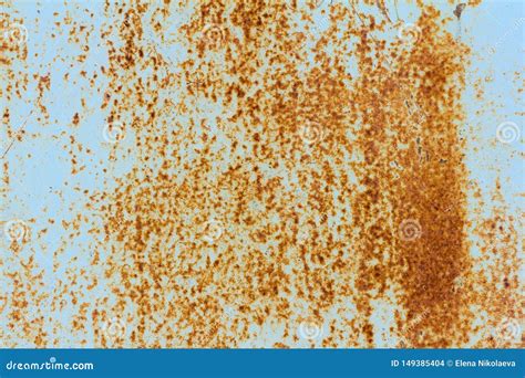 Rust Texture,metal Blue Wall with Rust Stock Photo - Image of texturemetal, wall: 149385404