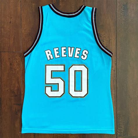 Champion Vintage Bryant Reeves Vancouver Grizzlies Champion jersey ...