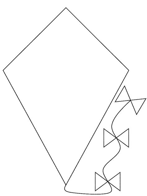 Kite Coloring Pages