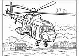 Helicopter Coloring Kids Pages Drawing Printable Helicopters Helecopter  sketch template