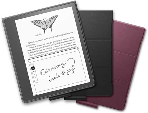 Buy Kindle Scribe Leather Cover (only fits Kindle Scribe) - Burgundy ...