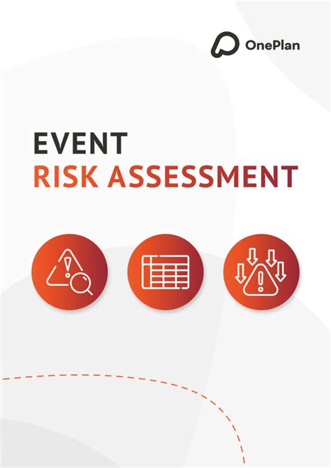 Event Risk Assessment Template - OnePlan Events