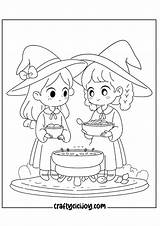 30 Witch Coloring Pages For Kids 100% Free PDF Printable  Crafty sketch template
